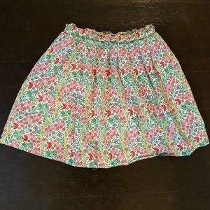 Floral peek skirt